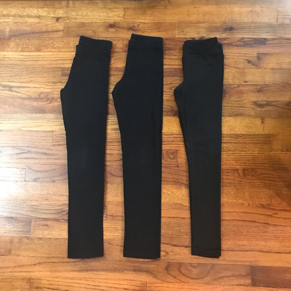 Girls Bottoms Legging Pants 3 Pc Bundle
Black Leggings Athletic Activewear
Mediu